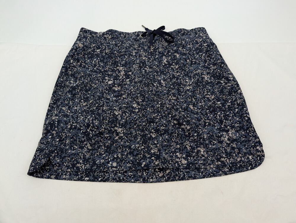 Athleta Midtown Skort Size 6 Blue Speckled Pickleball Tennis Golf Hiking Camping